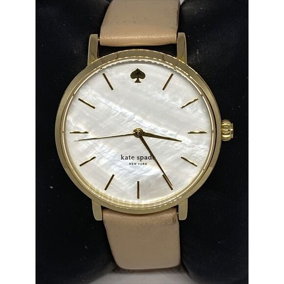 Kate Spade New York Metro 0073 Women\'s Beige Leather Analog Dial Watch MP646 main image 12